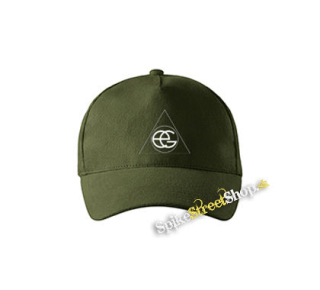 ELLIE GOULDING - Logo - zelená šiltovka vo farbe "military green"