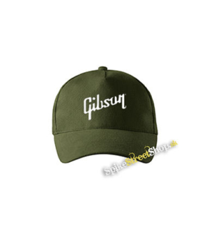 GIBSON - zelená šiltovka vo farbe "military green"