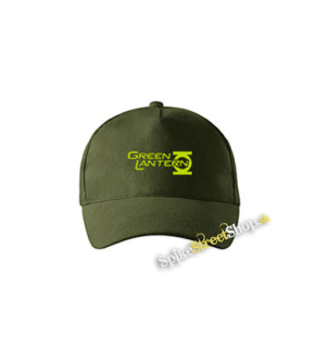 GREEN LANTERN - Logo - zelená šiltovka vo farbe "military green"