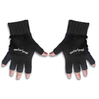 MOTORHEAD - Logo - čierne rukavice bez prstov