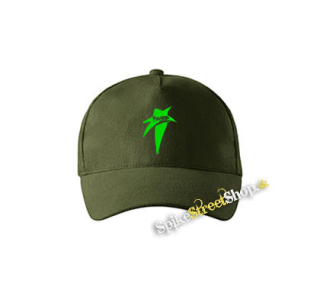 I SEE STAR - Green Star - zelená šiltovka vo farbe "military green"