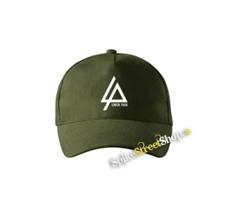 LINKIN PARK - Crest - zelená šiltovka vo farbe "military green"