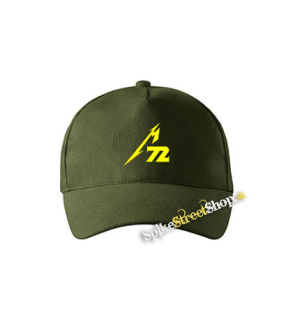 METALLICA - M72 - zelená šiltovka vo farbe "military green"