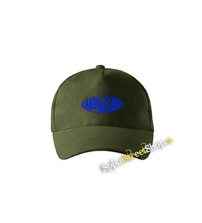 NEWJEANS - Blue Logo - zelená šiltovka vo farbe "military green"