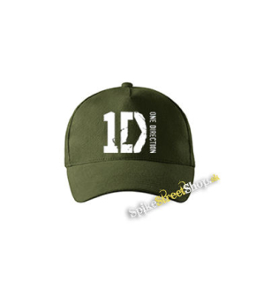 ONE DIRECTION - Logo - zelená šiltovka vo farbe "military green"