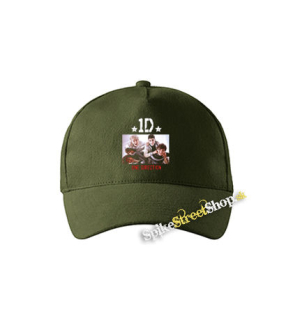 ONE DIRECTION - Star - zelená šiltovka vo farbe "military green"