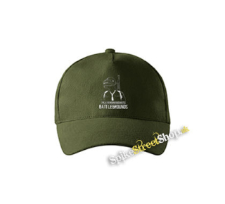 PUBG - Crest - zelená šiltovka vo farbe "military green"