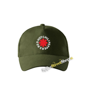 RED HOT CHILI PEPPERS - Asterix 2 - zelená šiltovka vo farbe "military green"