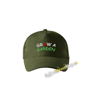 ROBLOX - Grow A Garden - zelená šiltovka vo farbe "military green"