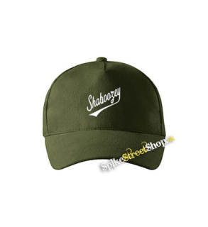 SHABOOZEY - Logo Singer - zelená šiltovka vo farbe "military green"