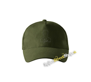 SHAWN MENDES - Signature - zelená šiltovka vo farbe "military green"