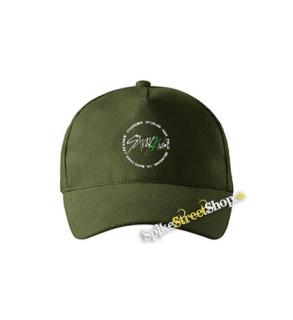 STRAY KIDS - Oddinary Circle Names - zelená šiltovka vo farbe "military green"
