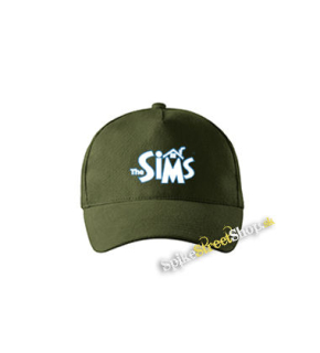 THE SIMS - Logo - zelená šiltovka vo farbe "military green"
