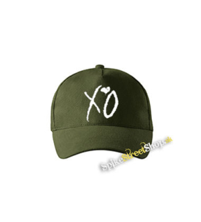 THE WEEKND - XO Logo - zelená šiltovka vo farbe "military green"