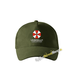 UMBRELLA CORPORATION - Our Business Is Life Itself - zelená šiltovka vo farbe "military green"