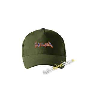 WINGER - Logo - zelená šiltovka vo farbe "military green"