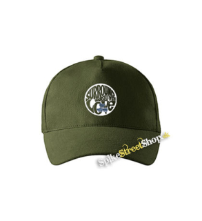WOODSTOCK - Surround Yourself With Love - zelená šiltovka vo farbe "military green"