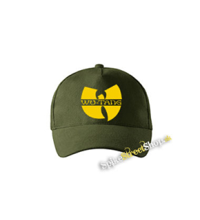 WU TANG CLAN - Yellow Logo - zelená šiltovka vo farbe "military green"