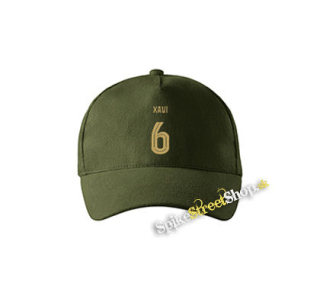 XAVI - 6 - zelená šiltovka vo farbe "military green"