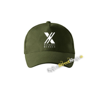 XDINARY HEROES - Logo - zelená šiltovka vo farbe "military green"