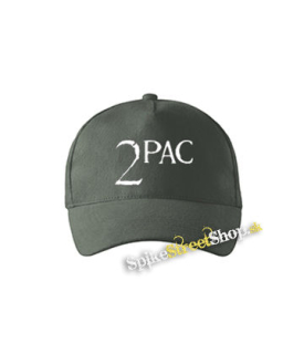 2 PAC - Logo - šiltovka vo farbe "tmavá bridlica"