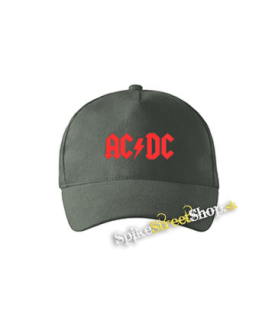 ACDC - Red Logo - šiltovka vo farbe "tmavá bridlica"