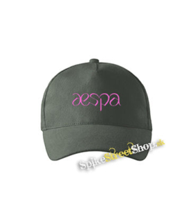 AESPA - Logo Pink - šiltovka vo farbe "tmavá bridlica"