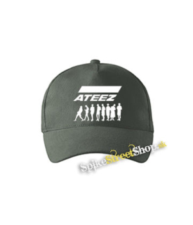 ATEEZ - Logo & Silhouette - šiltovka vo farbe "tmavá bridlica"