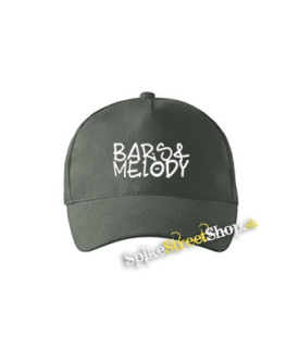 BARS & MELODY - Logo - šiltovka vo farbe "tmavá bridlica"