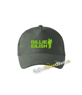 BILLIE EILISH - Logo And Stickman - šiltovka vo farbe "tmavá bridlica"