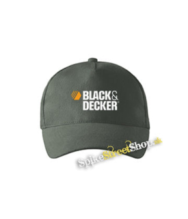 BLACK & DECKER - Logo - šiltovka vo farbe "tmavá bridlica"