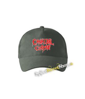 CANNIBAL CORPSE - Old School Bloody Logo - šiltovka vo farbe "tmavá bridlica"