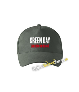 GREEN DAY - American Idiot Slogan - šiltovka vo farbe "tmavá bridlica"