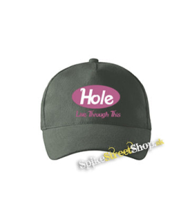 HOLE - Live Through This - šiltovka vo farbe "tmavá bridlica"