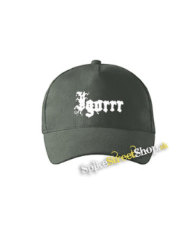 IGORRR - Logo - šiltovka vo farbe "tmavá bridlica"