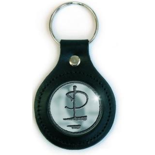 PINK FLOYD - Icon on Leather - kovový prívesok na kľúče
