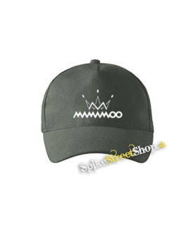 MAMAMOO Logo - šiltovka vo farbe "tmavá bridlica"