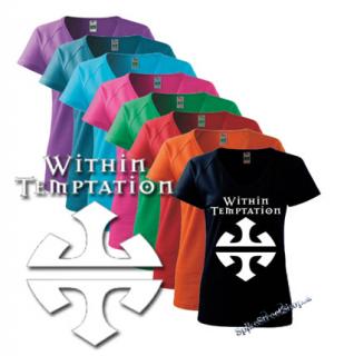 WITHIN TEMPTATION - Logo - farebné dámske tričko