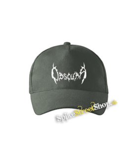 OBSCURA - Logo - šiltovka vo farbe "tmavá bridlica"