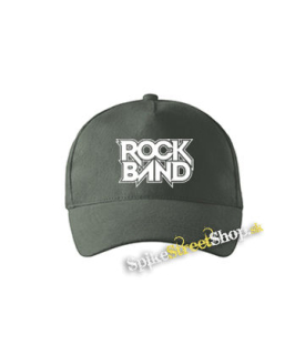 ROCK BAND - Logo - šiltovka vo farbe "tmavá bridlica"