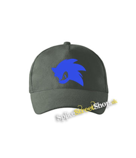 SONIC THE HEDGEHOG - Face - šiltovka vo farbe "tmavá bridlica"