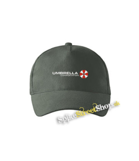 UMBRELLA CORPORATION - Logo Red White - šiltovka vo farbe "tmavá bridlica"