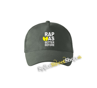WU TANG CLAN - Rap Was Better Before - šiltovka vo farbe "tmavá bridlica"