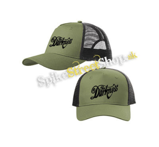 DARKNESS - Logo - olivovočierna sieťkovaná šiltovka model "Trucker Cap"