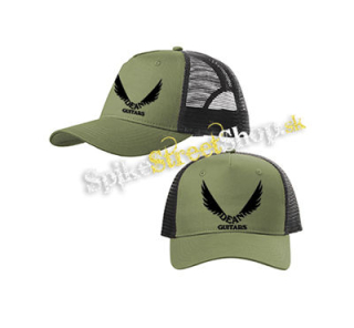 DEAN GUITARS - olivovočierna sieťkovaná šiltovka model "Trucker Cap"