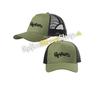 THE WILDHEARTS - Logo - olivovočierna sieťkovaná šiltovka model "Trucker Cap"