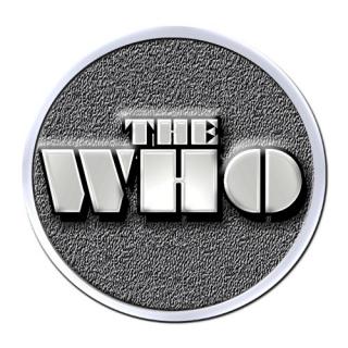 THE WHO - Stencil Logo - kovový odznak