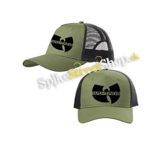 WU TANG CLAN - Logo - olivovočierna sieťkovaná šiltovka model "Trucker Cap"