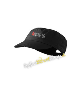 AMONG US - Red White Logo - šiltovka army cap