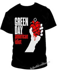 GREEN DAY - American Idiot - čierne pánske tričko (-60%=VÝPREDAJ)